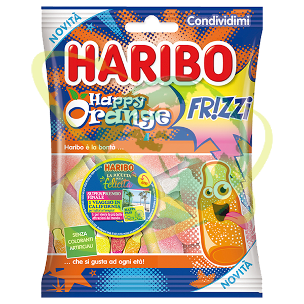 Haribo happy orange frizz - Mondo del Tabacco