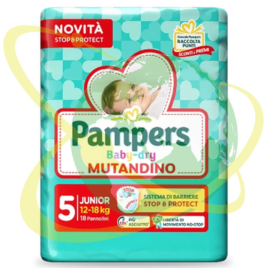 Pampers mutandino 5 | Mondo del Tabacco