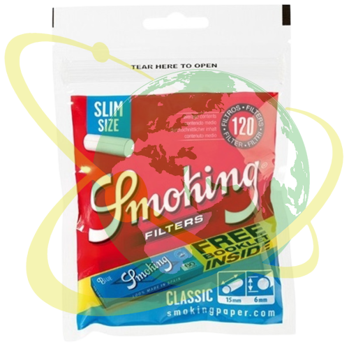 Smoking filtro slim + blu | Mondo del Tabacco
