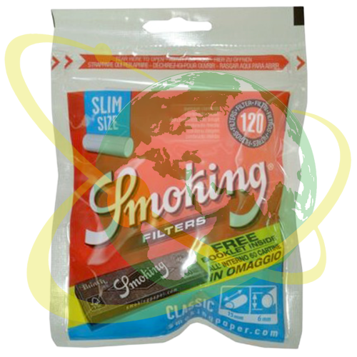 Smoking filtro slim + cartine | Mondo del Tabacco